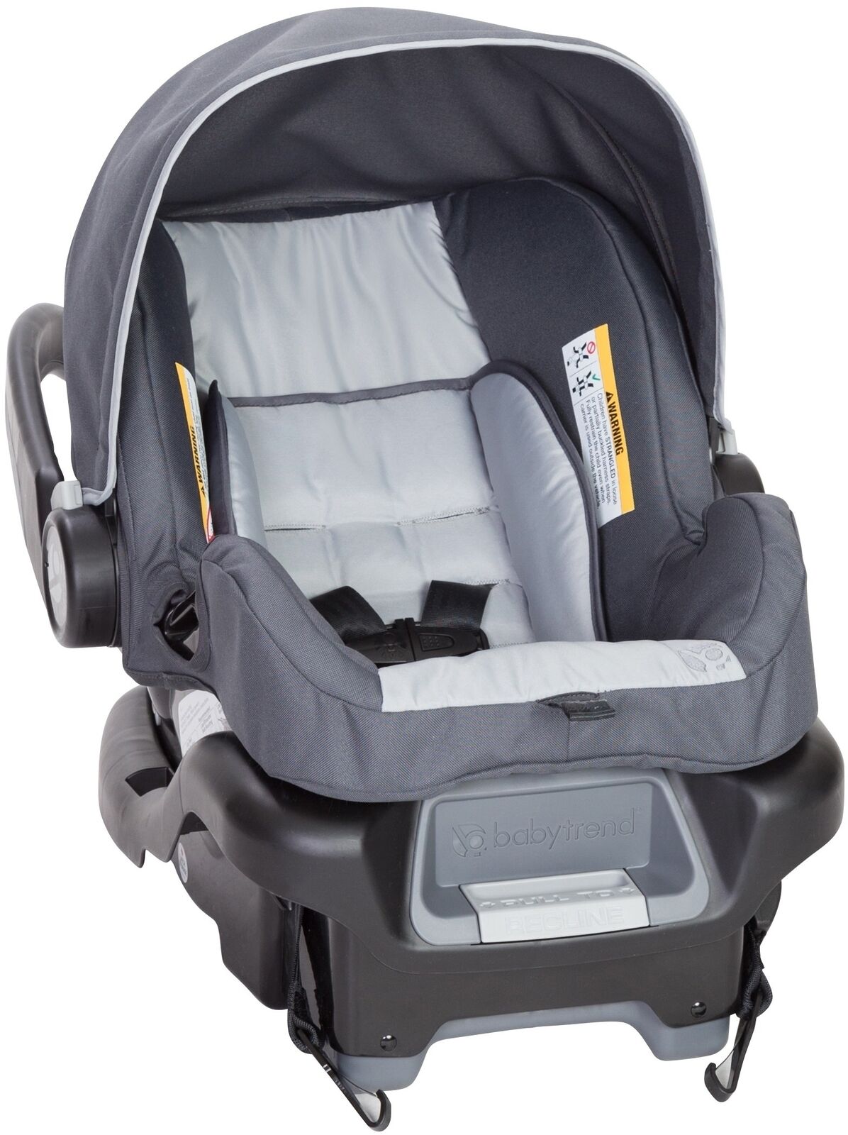 Infant Car Seat Baby Safety Seats Lightweight Height Adjustable 5pt Harness Gray